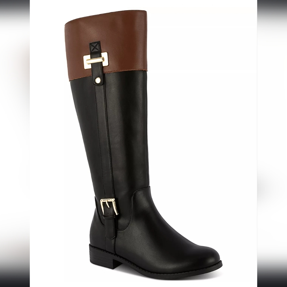 Women's Buckled Riding Boot